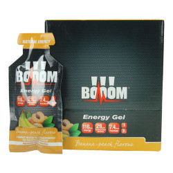 BOOOM Energy Fruit Gels - Banana/Peach - 18 x 40 gram (THT 28-5-2025)