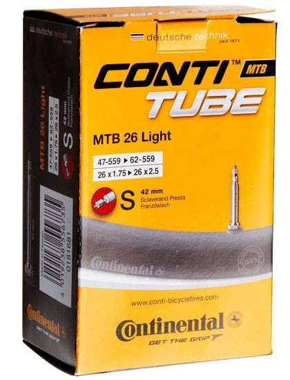 Darmen smal informatie Continental MTB 29 inch Binnenband 42mm Light (10 + 1 gratis) - Binnenbanden  - Fietsbanden - MTB - Fietsonderdelen - sportvoeding op Wielervoeding.nl