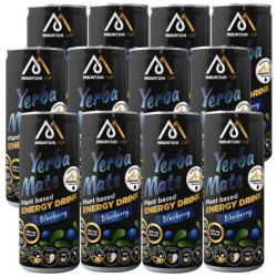 Mountaindrop Energy Drink - Yerba Mate - 12 x 330 ml (LET OP! THT 30-4-2025)