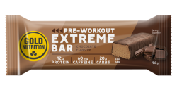 GoldNutrition Pre-Workout Extreme Bar - Chocolate - 15 x 46 gram