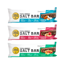 Proefpakket GoldNutrition Total Energy Salt Bar met 10 energierepen