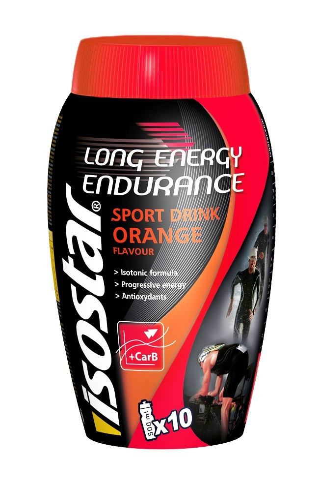 Aanbieding Isostar Long Energy Drink - Orange - gram - THT Aanbiedingen - Aanbiedingen - sportvoeding Wielervoeding.nl