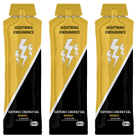 Lightning Endurance Isotonic Energy Gel - Mango - 24 x 60 ml (MINIMALE THT 31-12-2024)