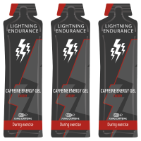 Lightning Endurance Caffeine Energy Gel - Cherry - 24 x 60 ml