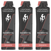 Lightning Endurance High Energy Gel - Salted Strawberry - 24 x 60 ml