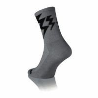 Lightning Merino Dark Grey Socks - Grijs/Zwart - 2 paar