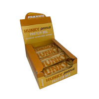 Maxim Protein Bar HUNKY - Peanut - 12 x 57 gram (LET OP! THT 23-4-2025)