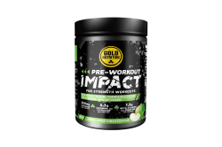 GoldNutrition Pre-Workout Impact - Green Apple - 400 gram (THT 30-6-2025)