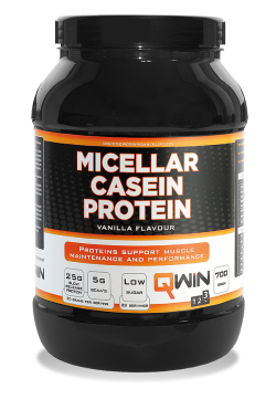 QWIN Micellar Casein Protein - Vanilla - 700 gram (LET OP! THT 28-2-2025)