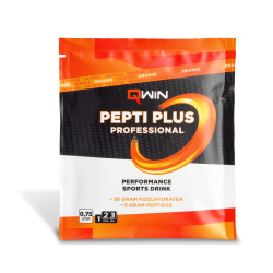 Qwin Peptiplus Sportdrank - Orange - 10 x 38 gram