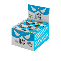 Superheraw Organic Bar - Coconut Hemp Seeds - 15 x 45 gram (LET OP! THT 20-12-2024)