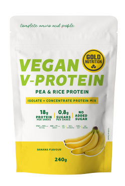 GoldNutrition V-Protein - Banana - 240 gram (LET OP! THT 31-1-2025)